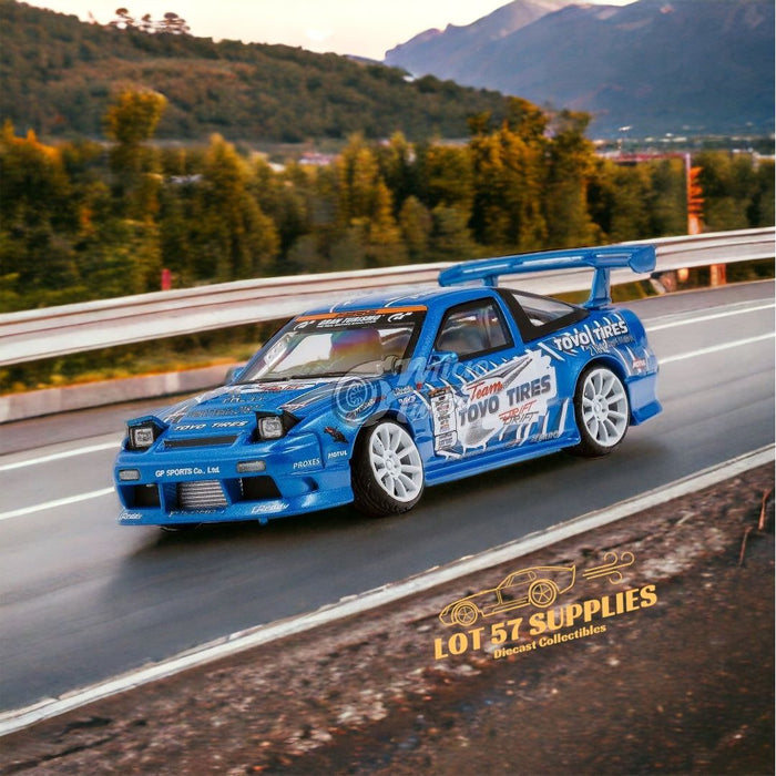 MicroTurbo Nissan 180SX Type X Team "TOYO TIRES" Drift Metallic Blue 1:64 Limited to 999 Pcs - Just $44.99! Shop now at Retro Gaming of Denver