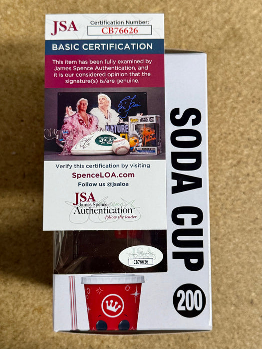 Pat McAfee - WWE - ESPN - NFL Signed Movie Theater Soda Cup Funko Pop! #200 With JSA COA - for just $250! 