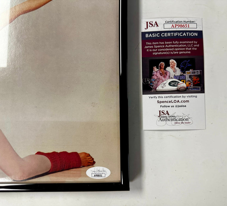 Actress Jane Fonda Autographed Signed & Framed Workout Record With JSA COA - for just $250! 