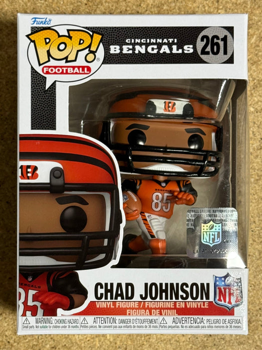 Funko Pop! Football Chad Johnson (Ocho-Cinco) #261 NFL Cincinnati Bengals 2024 - for just $13! 