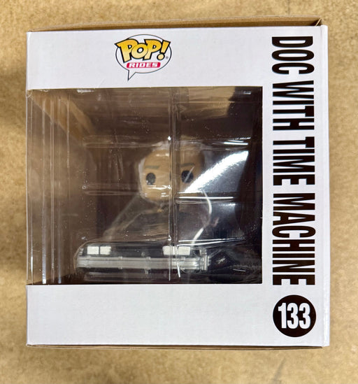 Funko Pop! Rides Doc Brown With Deloreon Time Machine #133 Back To The Future - for just $30! 