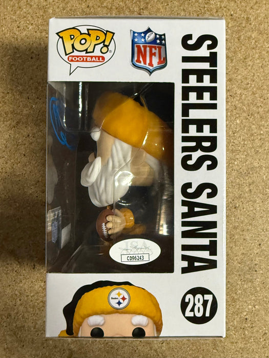 Brett Keisel Signed NFL Pittsburgh Steelers Santa Funko Pop! #287 With JSA COA - for just $110! 