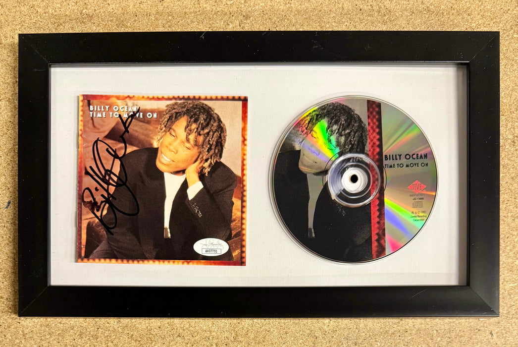 Billy Ocean Framed & Signed “Time To Move On” (1993) CD Booklet JSA COA - for just $120! 