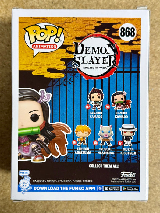 Funko Pop! Animation Nezuko Kamado #868 Demon Slayer 2023 Metallic Exclusive - for just $15! 