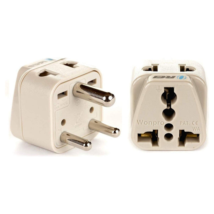 India, Nepal Travel Adapter - 2 in 1 - Type D - Compact Design (DB-10) - Just $5.90! Shop now at Retro Gaming of Denver