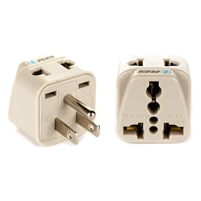 Japan, Philippines Travel Adapter - 2 in 1 - Type B - Compact Design (DB-5) - Just $5.99! Shop now at Retro Gaming of Denver