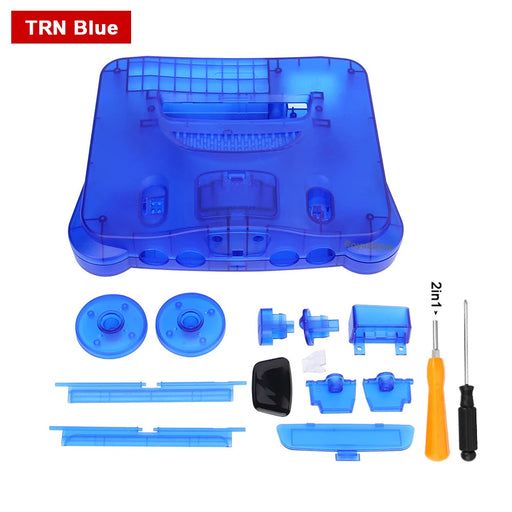 N64 Replacement Console Shell Housing Translucent Blue Nintendo 64 - for just $50.99! 