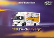 MicroTurbo HINO 300 Custom Truck LBWK Silhouette Lighting #23 1:64 - for just $49.99! 