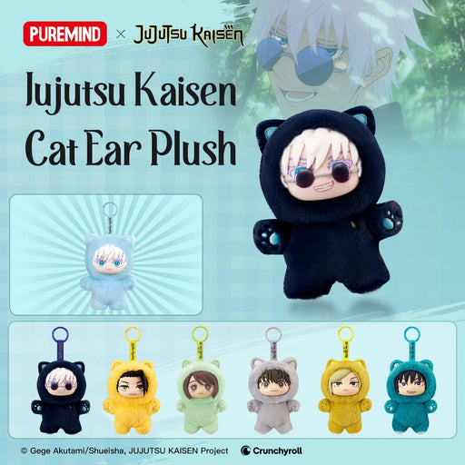 Puremind x Jujutsu Kaisen Cat Ear Plush Series Vinyl Blind Box - Official JJK Collectible - for just $34.99! 