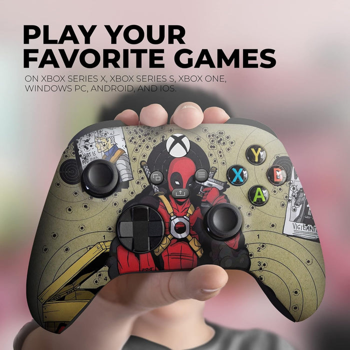 Z Deadpool Headshot Custom Wireless Xbox Controller – Compatible with Xbox One & Series X/S - for just $134.99! 