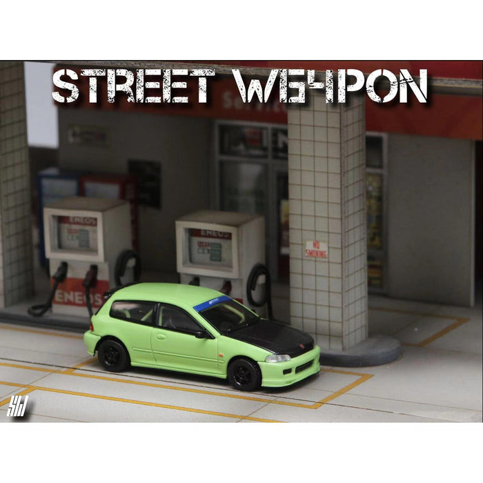 Street Weapon Honda Civic EG6 Thailand Modification Exhibition Spoon Green Livery 1:64 Limited to 400 Pcs - Premium Honda - Just $34.99! Shop now at Retro Gaming of Denver