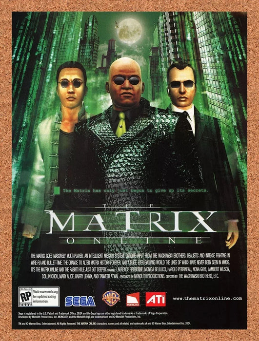 2007 Matrix Online PC Original ATI Ad v1 - for just $17.99! 