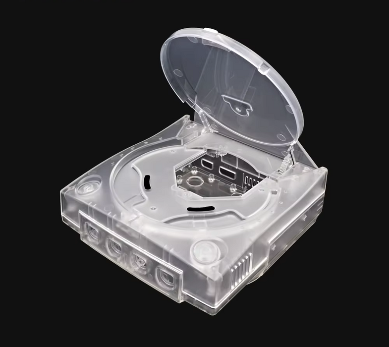 SEGA Dreamcast DC Blue Clear Yellow Replacement Console Shell Housing - for just $56.99! 
