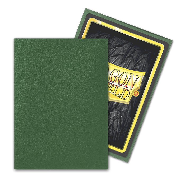 Dragon Shield: Standard 100ct Sleeves - Forest Green (Dual Matte) - Just $8.95! Shop now at Retro Gaming of Denver