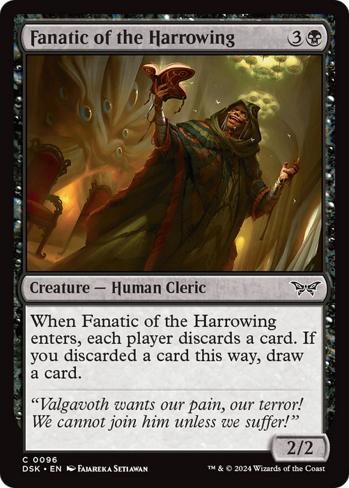 Fanatic of the Harrowing (DSK-096) - Duskmourn: House of Horror Foil - for just $0.02! 