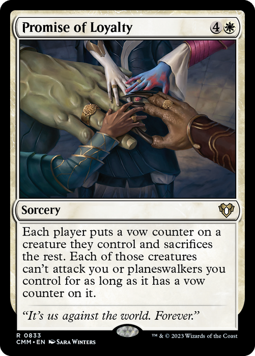 Promise of Loyalty (CMM-833) - Commander Masters - for just $0.09! 
