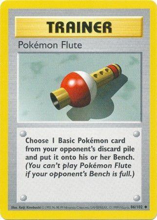 Pokemon Flute (86/102) [Base Set Shadowless Unlimited] - for just $2.20! 