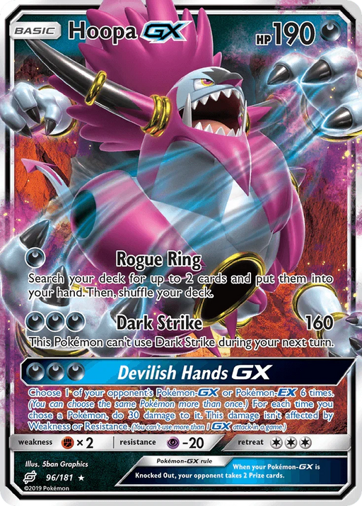 Hoopa GX (96/181) [Sun & Moon: Team Up] - for just $1.40! 