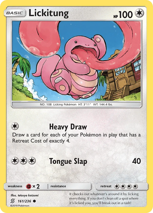 Lickitung (161/236) [Sun & Moon: Unified Minds] - for just $0.10! 
