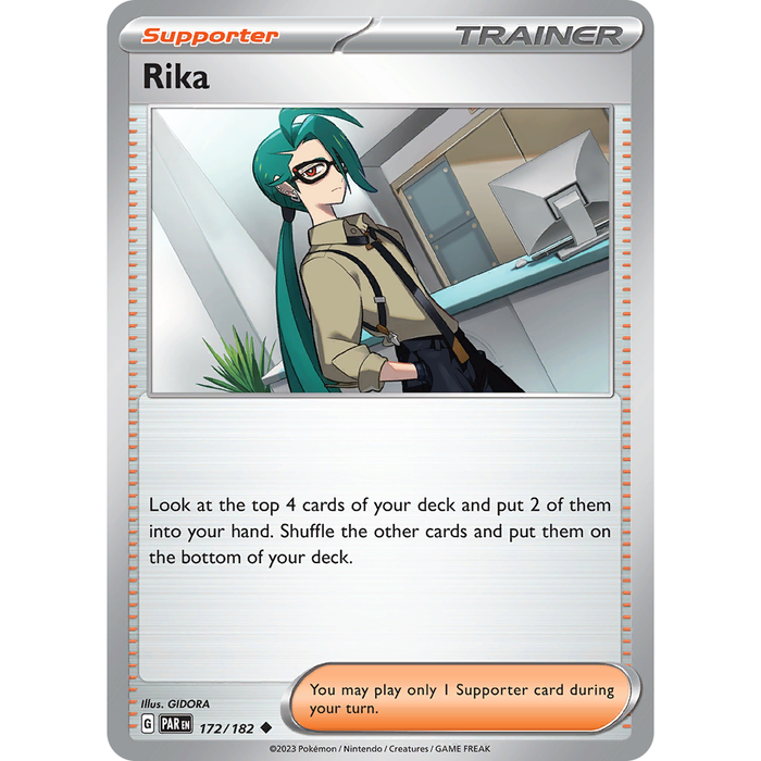 Rika (172/182) [Scarlet & Violet: Paradox Rift] - Just $0.05! Shop now at Retro Gaming of Denver