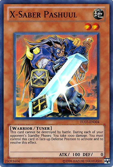 X-Saber Pashuul [TU07-EN004] Super Rare - for just $3.80! 