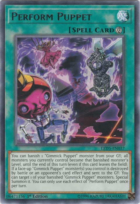 Perform Puppet [LED5-EN037] Rare - for just $0.10! 