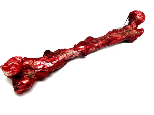 Bloody, Grisly Femur Bone Special Effects Prop with Realistic Skin and Gore - for just $60! 