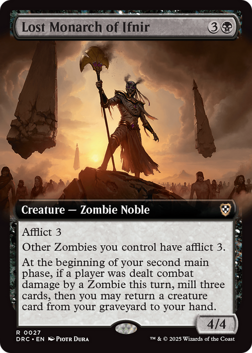 Lost Monarch of Ifnir (DRC-027) - Commander: Aetherdrift: (Extended Art) - for just $0.26! 