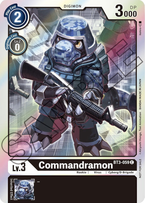 Commandramon [BT3-059] (Event Pack 1) [Release Special Booster Promos] - Just $3.15! Shop now at Retro Gaming of Denver