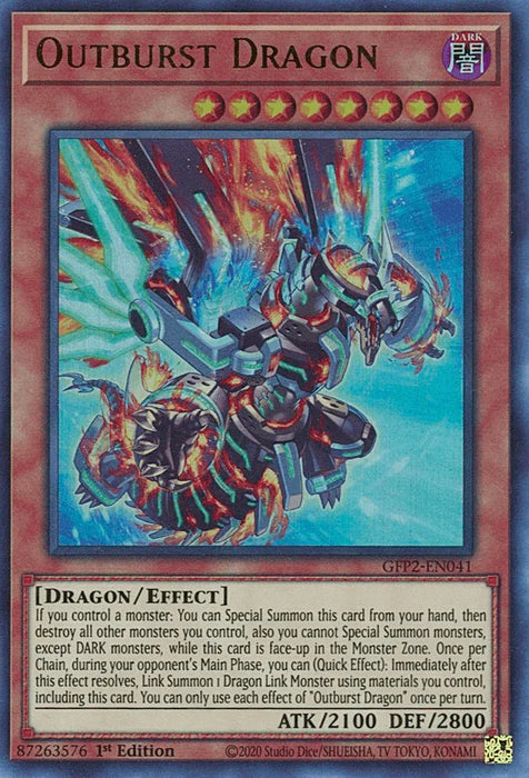 Outburst Dragon [GFP2-EN041] Ultra Rare - for just $0.10! 