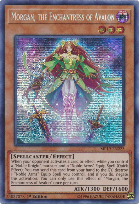 Morgan, the Enchantress of Avalon [MP19-EN223] Prismatic Secret Rare - for just $0.15! 