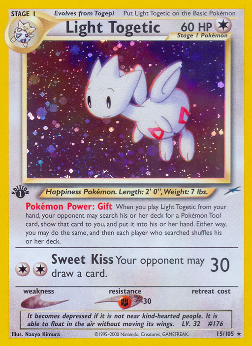 Light Togetic (15/105) [Neo Destiny 1st Edition] - Just $42.45! Shop now at Retro Gaming of Denver