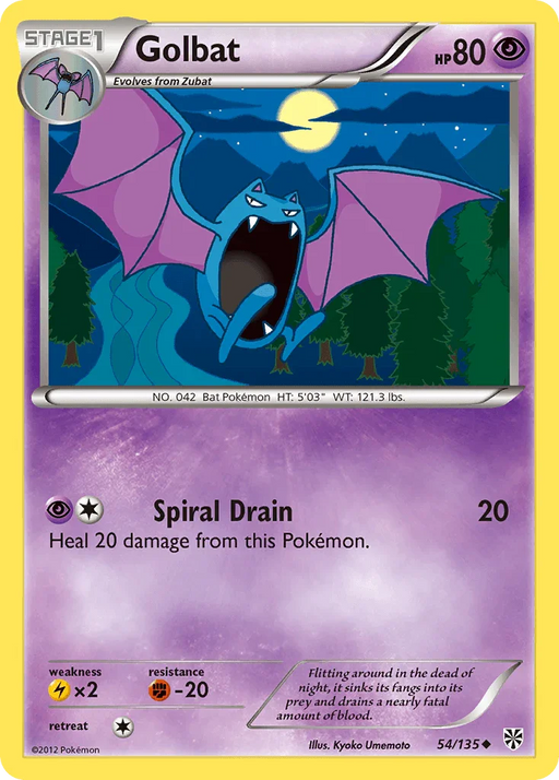 Golbat (54/135) [Black & White: Plasma Storm] - for just $0.15! 