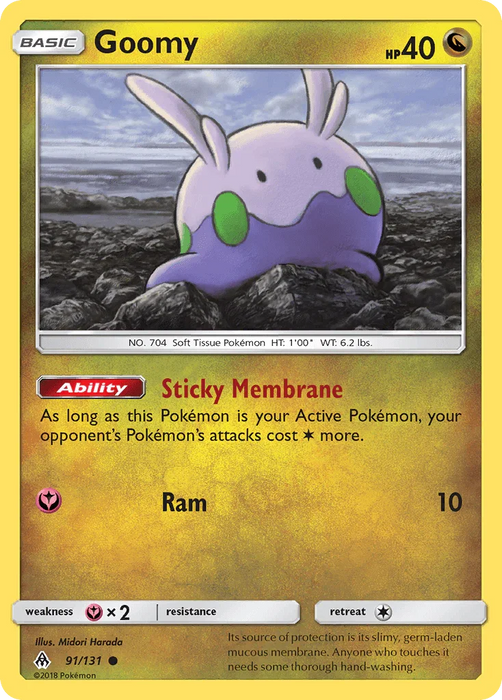 Goomy (91/131) [Sun & Moon: Forbidden Light] - for just $0.15! 