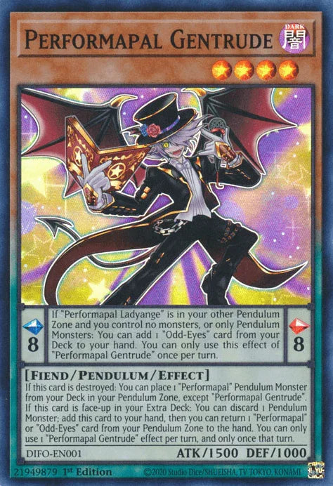 Performapal Gentrude [DIFO-EN001] Super Rare - for just $0.15! 