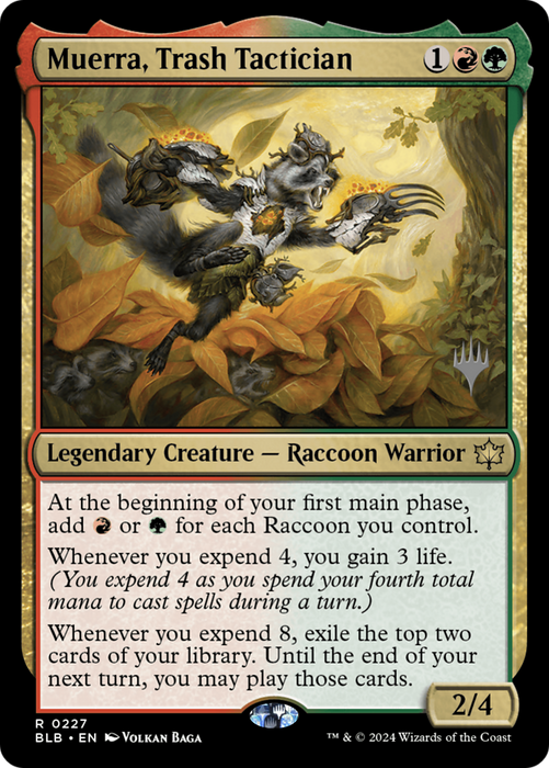 Muerra, Trash Tactician (PPBLB-227) - Bloomburrow Promos - for just $0.07! 