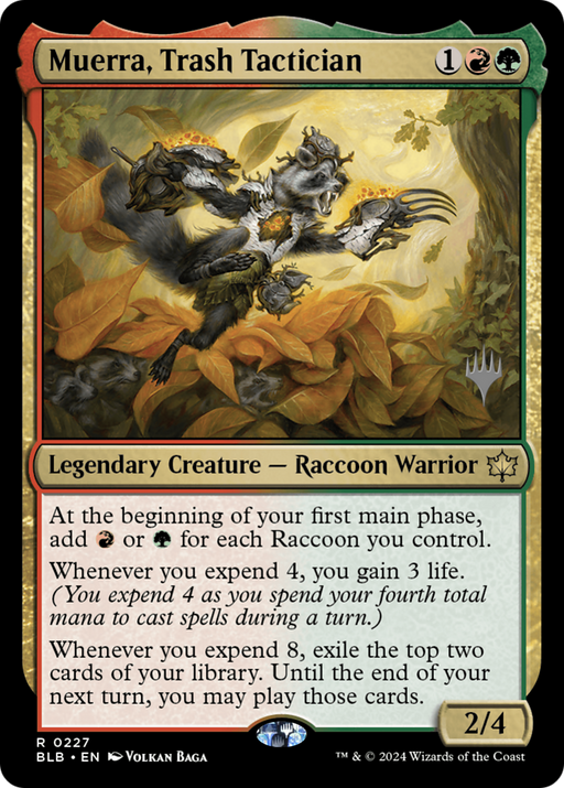 Muerra, Trash Tactician (PPBLB-227) - Bloomburrow Promos - for just $0.07! 