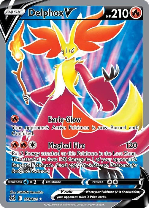Delphox V (173/196) [Sword & Shield: Lost Origin] - for just $1.65! 