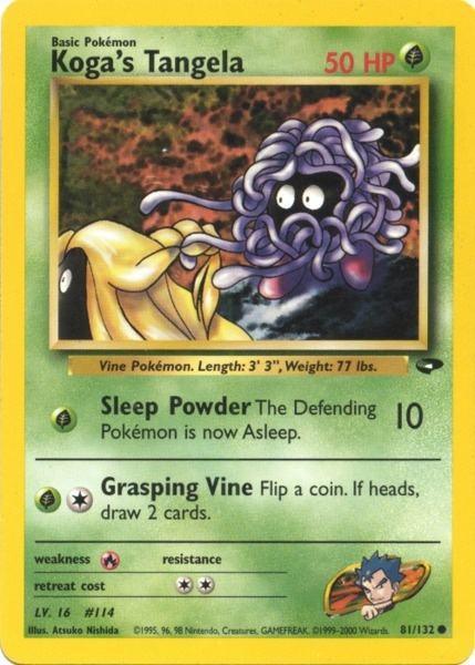 Koga's Tangela (81/132) [Gym Challenge Unlimited] - for just $0.60! 