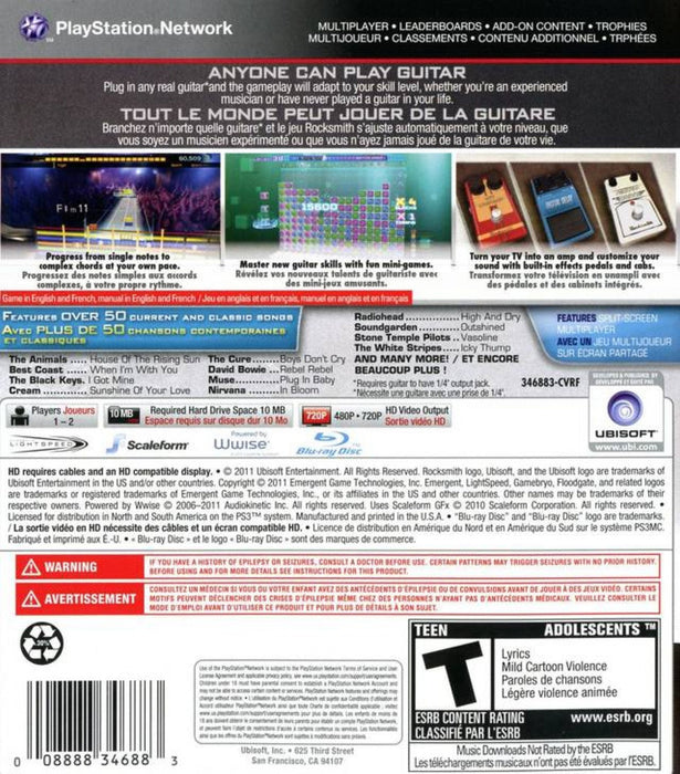 Rocksmith 2014 Edition – PlayStation 4 (PS4) - for just $40.99! 