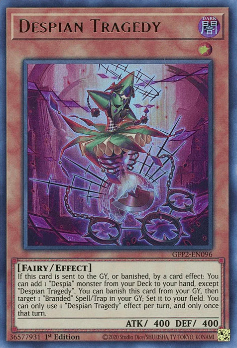 Despian Tragedy [GFP2-EN096] Ultra Rare - for just $0.10! 