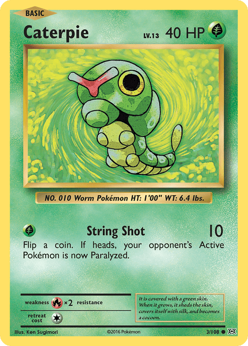Caterpie (3/108) [XY: Evolutions] - for just $0.10! 