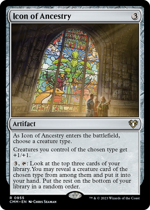 Icon of Ancestry (CMM-955) - Commander Masters - for just $0.15! 