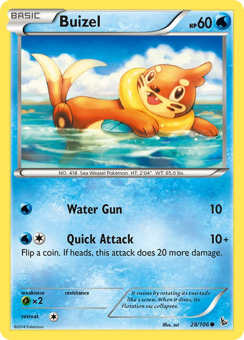 Buizel (28/106) [XY: Flashfire] - for just $0.10! 