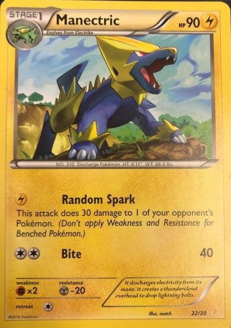 Manectric (22/30) [XY: Trainer Kit 3 - Pikachu Libre] - for just $0.15! 