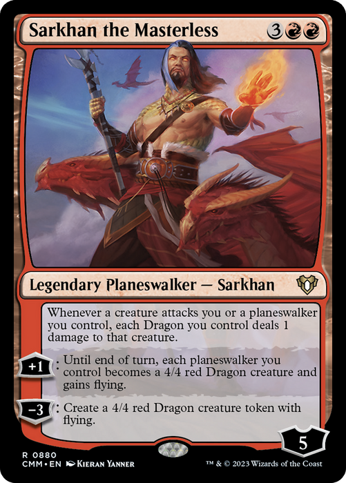 Sarkhan the Masterless (CMM-880) - Commander Masters - for just $0.12! 