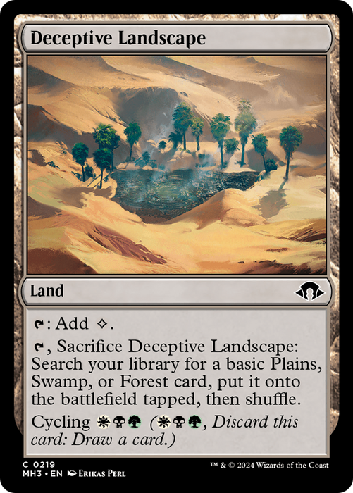 Deceptive Landscape (MH3-219) - Modern Horizons 3 - for just $0.06! 