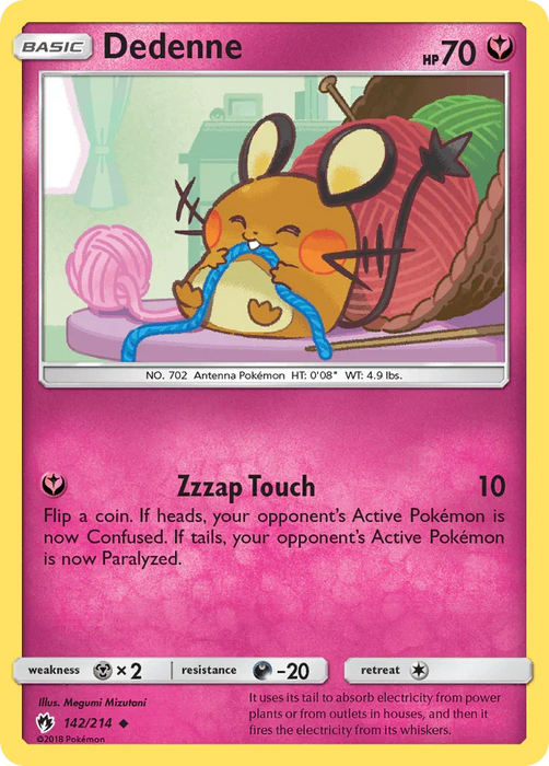 Dedenne (142/214) [Sun & Moon: Lost Thunder] - for just $2.35! 
