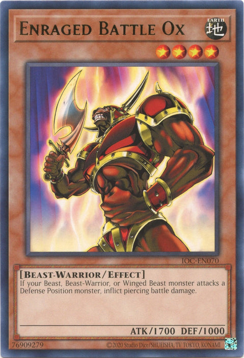 Enraged Battle Ox (25th Anniversary) [IOC-EN070] Rare - for just $0.10! 
