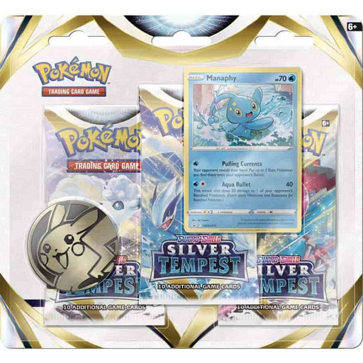 Pokemon TCG: Sword & Shield Silver Tempest Three-Booster Blister - Premium Novelties & Gifts - Just $19.99! Shop now at Retro Gaming of Denver